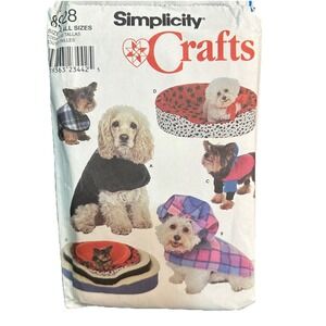 Simplicity Crafts 8928 Coats Costumes Small Med Dogs Pattern
